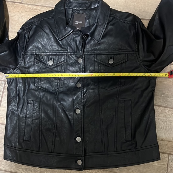 Free Press Faux Leather Jacket - Picture 8 of 9